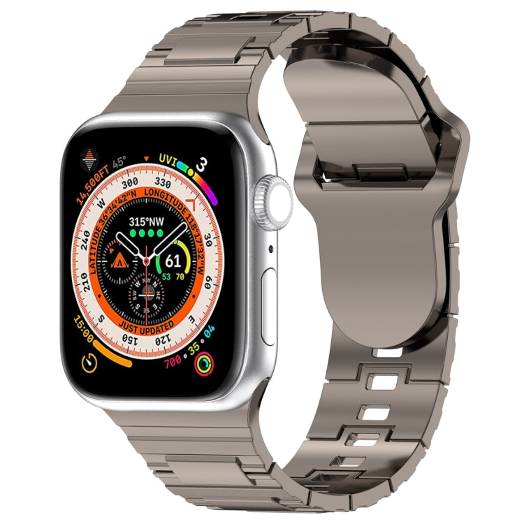 Square Buckle Armor Style Silicone Watch Band, For Apple Watch 4 40mm