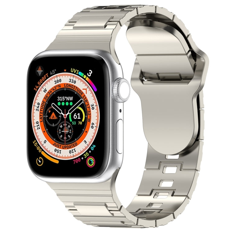 Square Buckle Armor Style Silicone Watch Band, For Apple Watch SE 2023 44mm