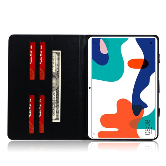 3D printed artistic design Huawei MatePad case with secure magnetic closure and handle