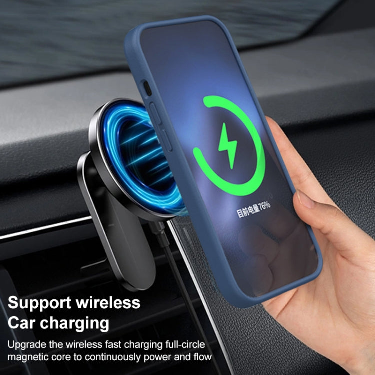 Liquid Silicone Lens Holder MagSafe Phone Case, For iPhone 14, For iPhone 14 Pro, For iPhone 14 Pro Max