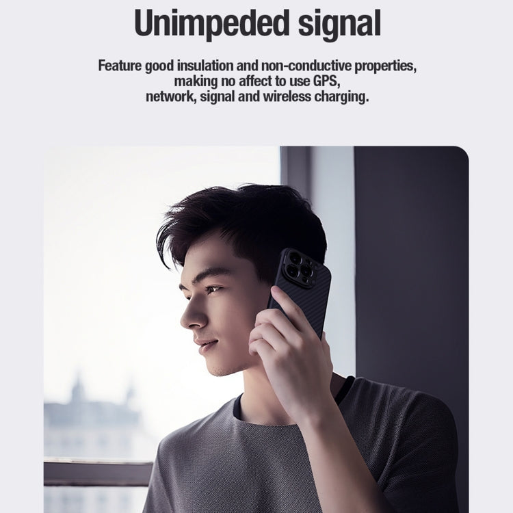 NILLKIN Aramid Fiber MagSafe Magnetic Phone Case