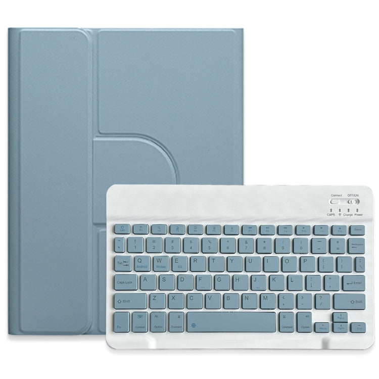 Square Button 360 Degree Rotatable Bluetooth Keyboard Leather Case, For iPad 10th Gen 10.9 2022, For iPad Air 2022 / iPad Pro 11 2021, For iPad 10.2 2021 / Air 2019