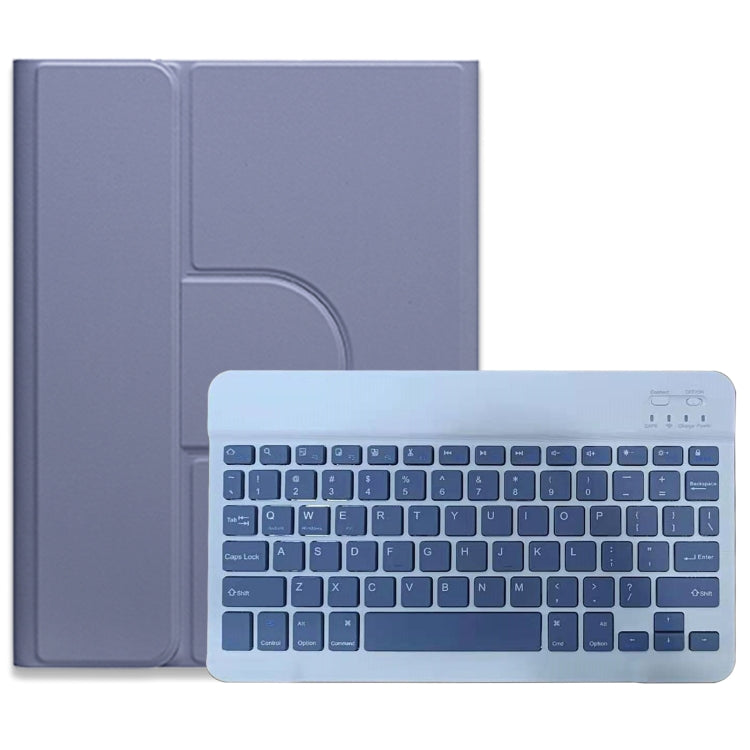 Square Button 360 Degree Rotatable Bluetooth Keyboard Leather Case, For iPad 10th Gen 10.9 2022, For iPad Air 2022 / iPad Pro 11 2021, For iPad 10.2 2021 / Air 2019