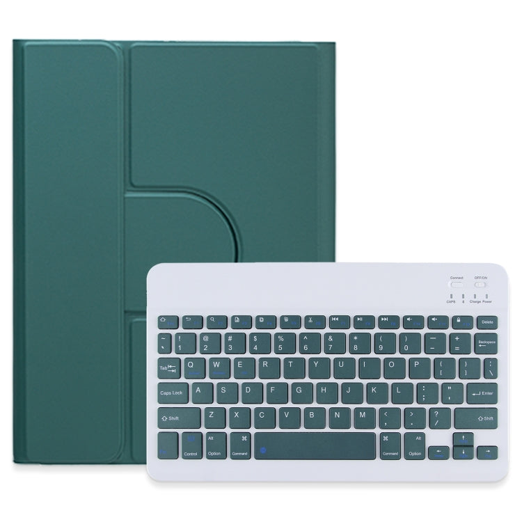 Square Button 360 Degree Rotatable Bluetooth Keyboard Leather Case, For iPad 10th Gen 10.9 2022, For iPad Air 2022 / iPad Pro 11 2021, For iPad 10.2 2021 / Air 2019