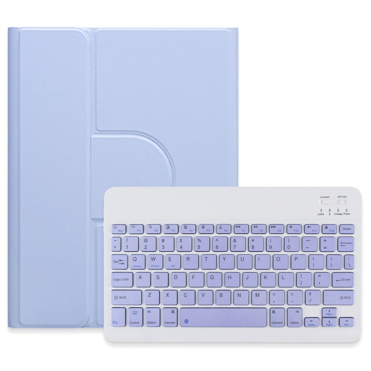 Square Button 360 Degree Rotatable Bluetooth Keyboard Leather Case, For iPad 10th Gen 10.9 2022, For iPad Air 2022 / iPad Pro 11 2021, For iPad 10.2 2021 / Air 2019
