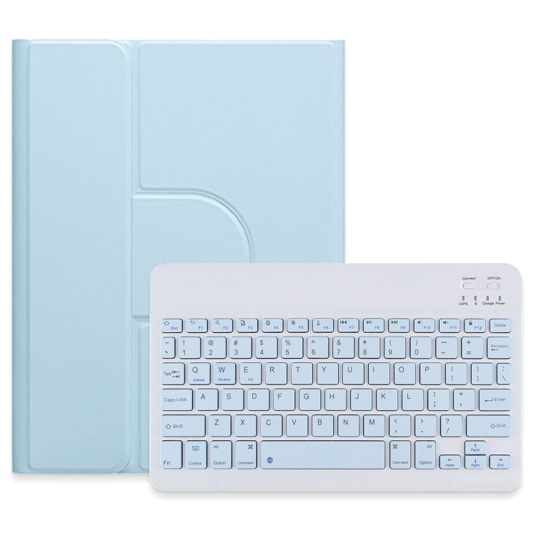 Square Button 360 Degree Rotatable Bluetooth Keyboard Leather Case, For iPad 10th Gen 10.9 2022, For iPad Air 2022 / iPad Pro 11 2021, For iPad 10.2 2021 / Air 2019