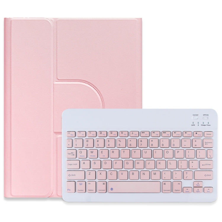 Square Button 360 Degree Rotatable Bluetooth Keyboard Leather Case, For iPad 10th Gen 10.9 2022, For iPad Air 2022 / iPad Pro 11 2021, For iPad 10.2 2021 / Air 2019