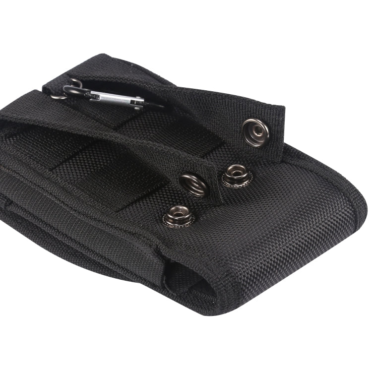 Multifunctional Universal Vertical Nylon Fabric Waist Bag Tactical Belt Bag, For 6.7 inch and Below Phones