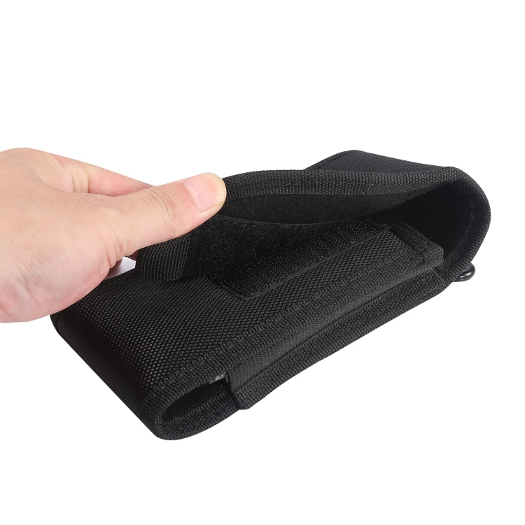 Multifunctional Universal Vertical Nylon Fabric Waist Bag Tactical Belt Bag, For 6.7 inch and Below Phones