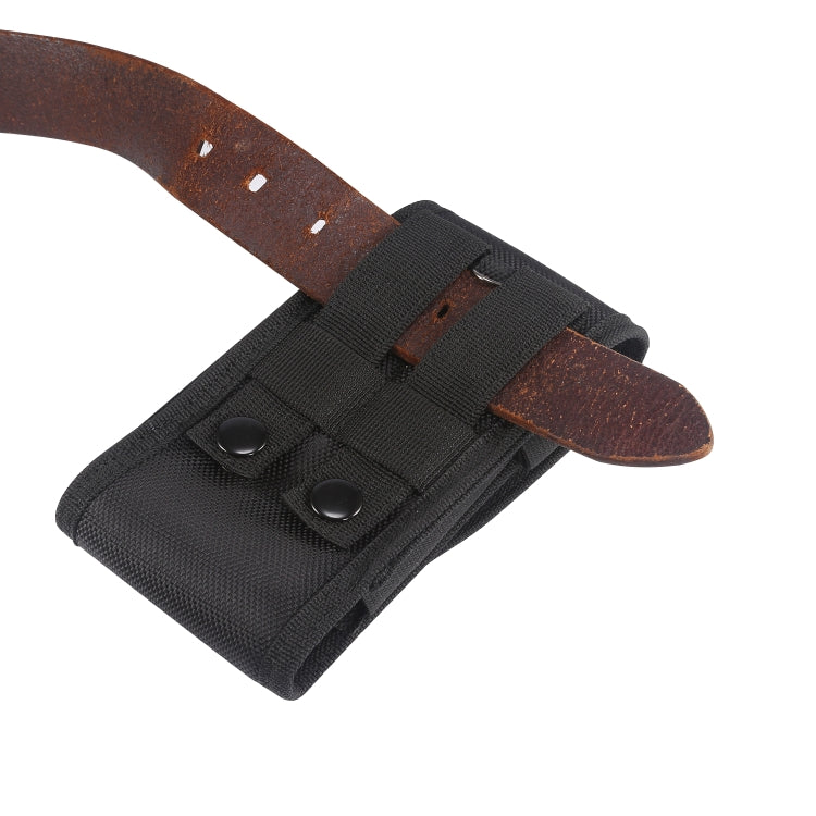Multifunctional Universal Vertical Nylon Fabric Waist Bag Tactical Belt Bag, For 6.7 inch and Below Phones