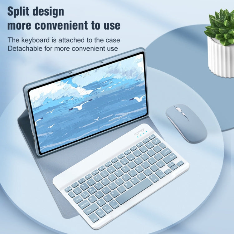 Round Button 360 Degree Rotatable Bluetooth Keyboard Leather Case, For iPad 10th Gen 10.9 2022, For iPad Air 2022 / iPad Pro 11 2021, For iPad 10.2 2021 / Air 2019