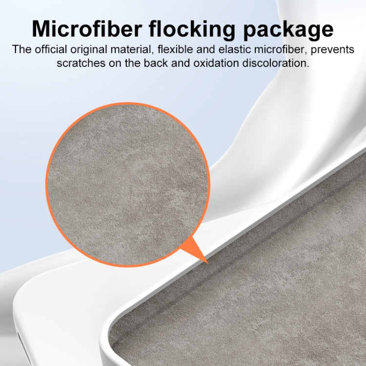 Liquid Silicone Large Glass Window Phone Case, For iPhone 14 Plus, For iPhone 14