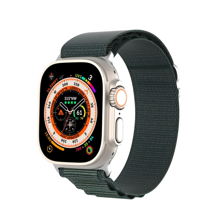 DUX DUCIS GS Series Nylon Loop Watch Band, For Apple Watch SE 2023 44mm, For Apple Watch Ultra 49mm, For Apple Watch SE 2023 40mm, For Apple Watch Ultra 2 49mm, For Apple Watch Series 9 45mm, For Apple Watch SE 2022 40mm