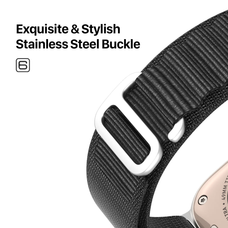 DUX DUCIS GS Series Nylon Loop Watch Band, For Apple Watch Series 4 44mm, For Apple Watch Series 4 40mm, For Apple Watch 42mm, For Apple Watch 38mm, For Apple Watch Series 3 38mm, For Apple Watch Series 3 42mm