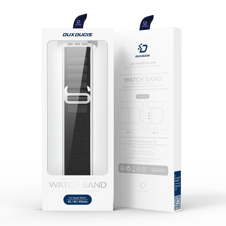 DUX DUCIS GS Series Nylon Loop Watch Band, For Apple Watch Series 4 44mm, For Apple Watch Series 4 40mm, For Apple Watch 42mm, For Apple Watch 38mm, For Apple Watch Series 3 38mm, For Apple Watch Series 3 42mm