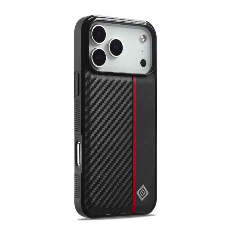 LC.IMEEKE 3 in 1 Carbon Fiber Texture Shockproof Phone Case