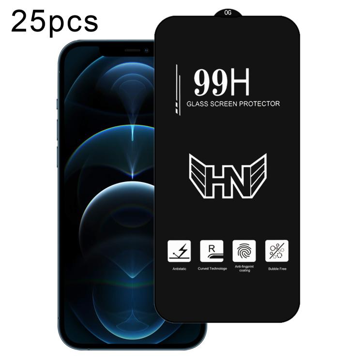 25pcs High Aluminum Large Arc Full Screen Tempered Glass Film, For iPhone 18 Pro / 17 Pro, For iPhone 18 Pro Max / 17 Pro Max, For iPhone 17, For iPhone Air, For iPhone 16 Pro Max, For iPhone 16 Pro, For iPhone 16 Plus, For iPhone 16                   ...