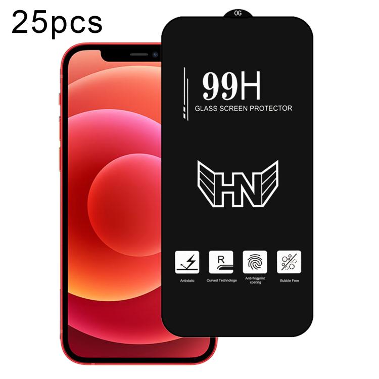 25pcs High Aluminum Large Arc Full Screen Tempered Glass Film, For iPhone 18 Pro / 17 Pro, For iPhone 18 Pro Max / 17 Pro Max, For iPhone 17, For iPhone Air, For iPhone 16 Pro Max, For iPhone 16 Pro, For iPhone 16 Plus, For iPhone 16                   ...