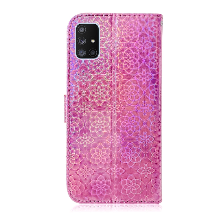 Solid Color Colorful Magnetic Buckle Horizontal Flip PU Leather Case with Holder & Card Slots & Wallet & Lanyard, For Samsung Galaxy A71 5G