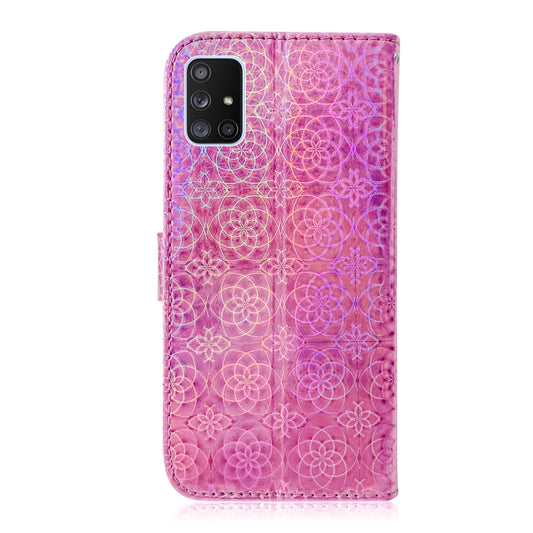 Galaxy A71 5G horizontal flip case showing interior card slot compartments