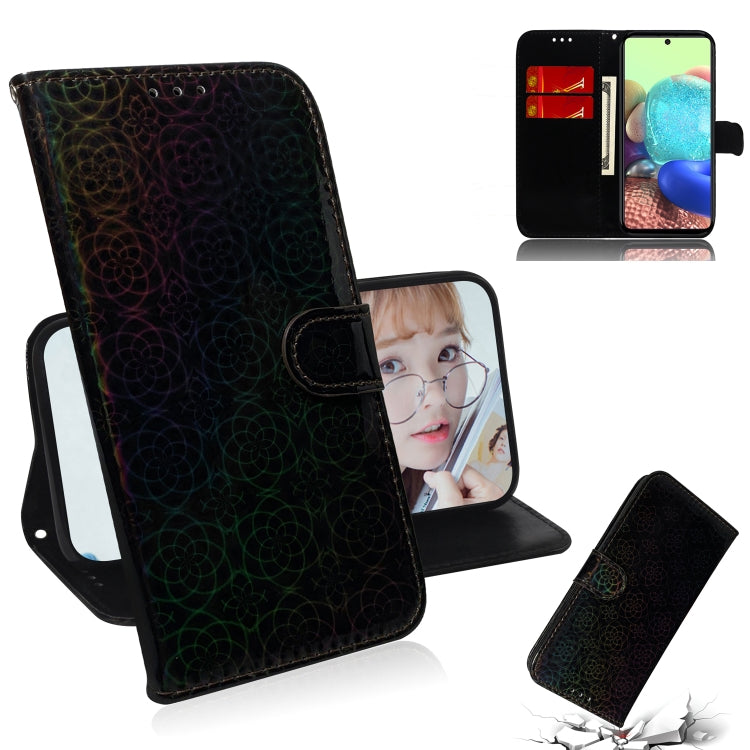 Solid Color Colorful Magnetic Buckle Horizontal Flip PU Leather Case with Holder & Card Slots & Wallet & Lanyard, For Samsung Galaxy A71 5G
