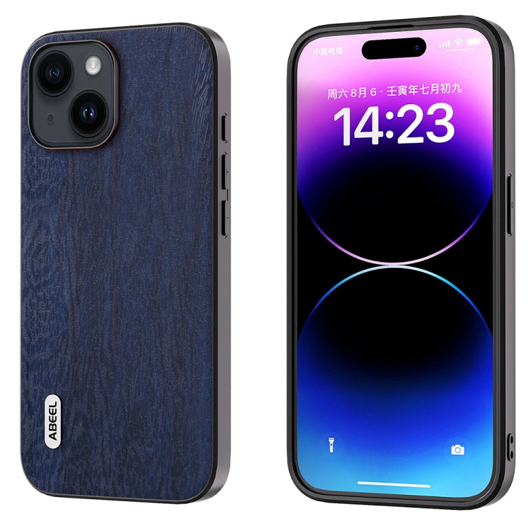 ABEEL Wood Texture PU Phone Case, For iPhone 15 Pro Max, For iPhone 15 Pro, For iPhone 15 Plus, For iPhone 15