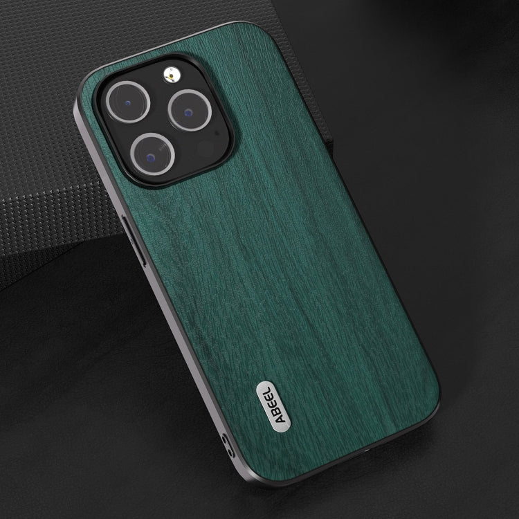ABEEL Wood Texture PU Phone Case, For iPhone 15 Pro Max, For iPhone 15 Plus, For iPhone 15 Pro, For iPhone 15