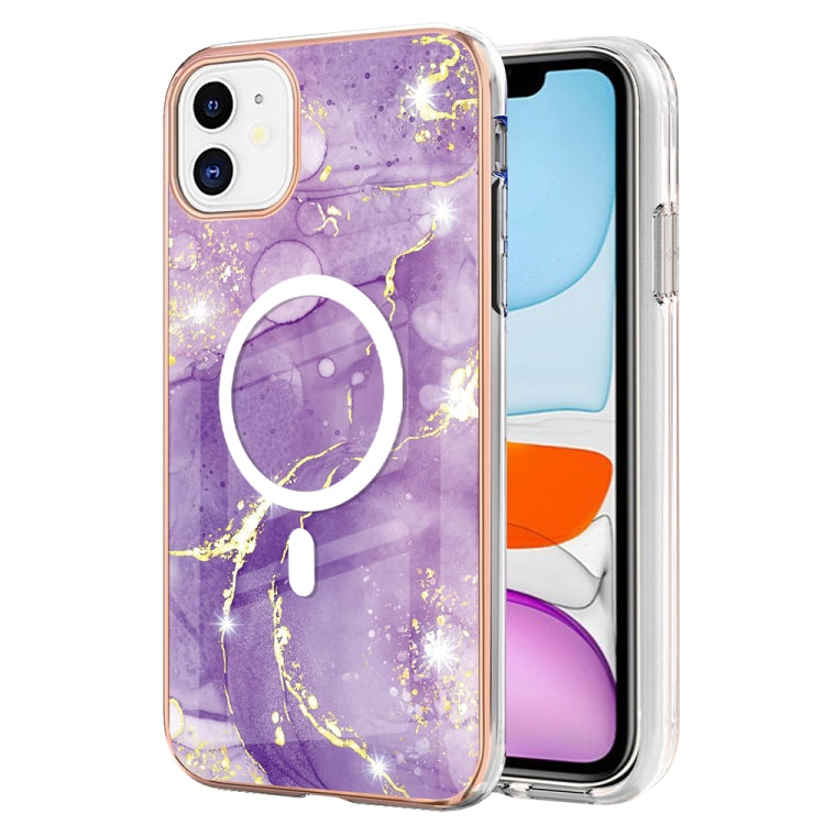 Marble Pattern Dual-side IMD Magsafe TPU Phone Case, For iPhone 11, For iPhone 11 Pro