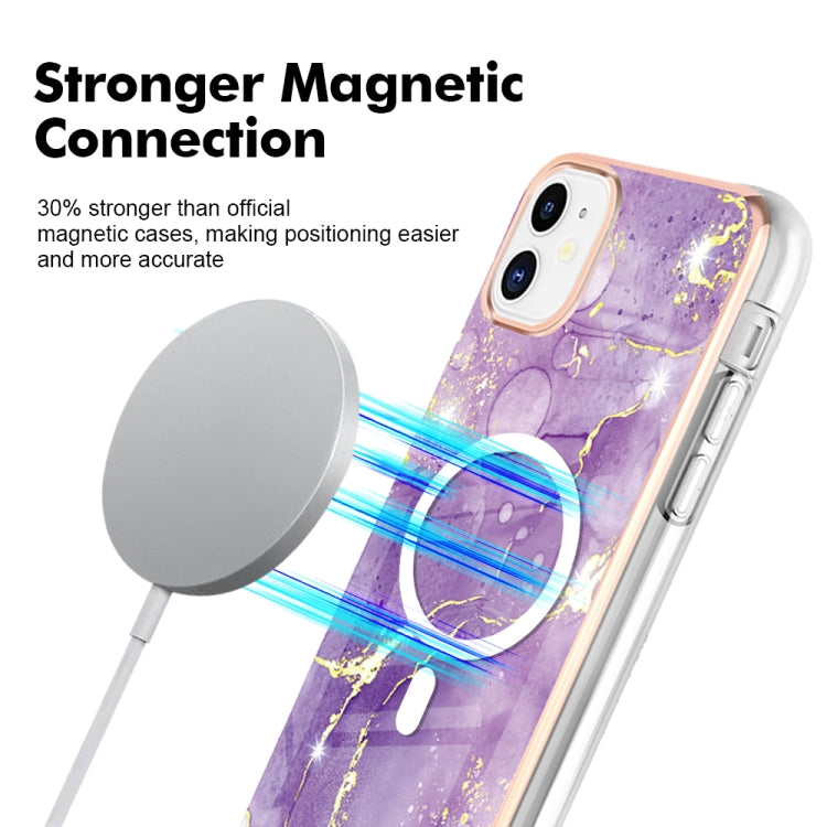 Marble Pattern Dual-side IMD Magsafe TPU Phone Case, For iPhone 11, For iPhone 11 Pro