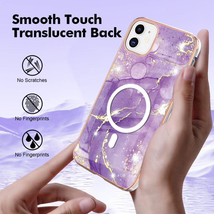 Marble Pattern Dual-side IMD Magsafe TPU Phone Case, For iPhone 11, For iPhone 11 Pro