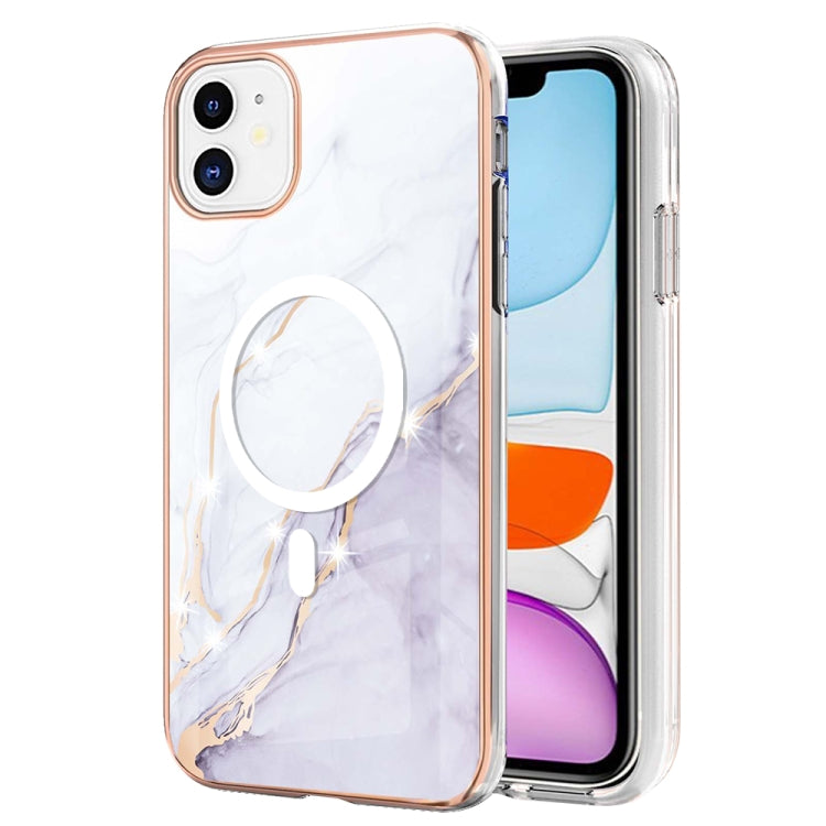 Marble Pattern Dual-side IMD Magsafe TPU Phone Case, For iPhone 11, For iPhone 11 Pro