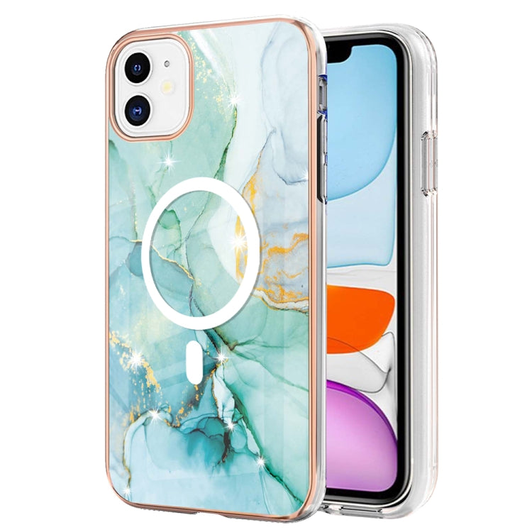 Marble Pattern Dual-side IMD Magsafe TPU Phone Case, For iPhone 11, For iPhone 11 Pro