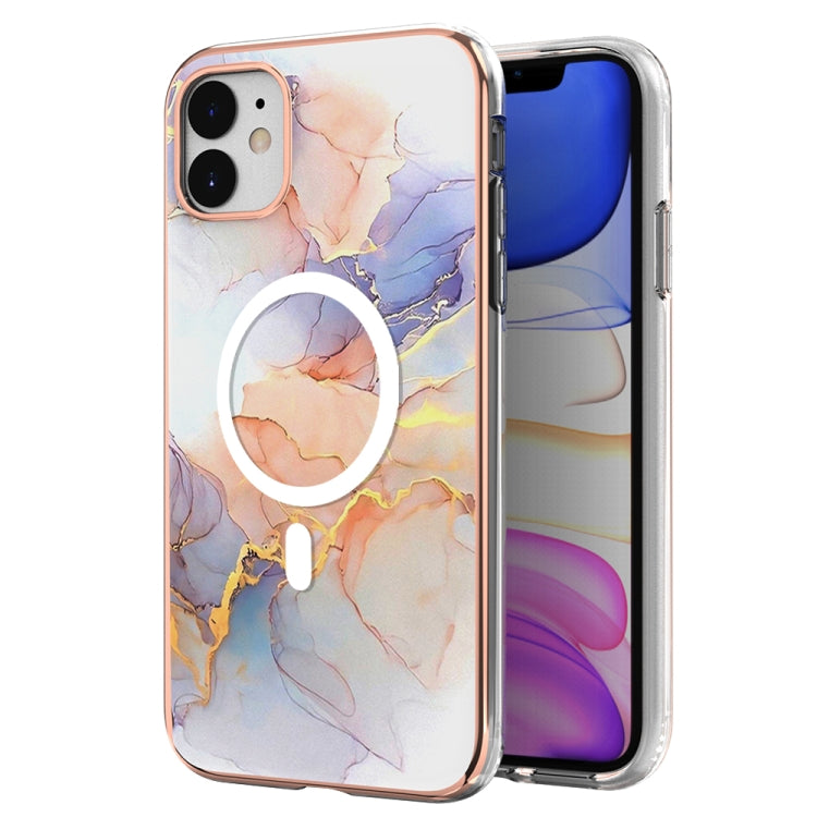 Marble Pattern Dual-side IMD Magsafe TPU Phone Case, For iPhone 11, For iPhone 11 Pro