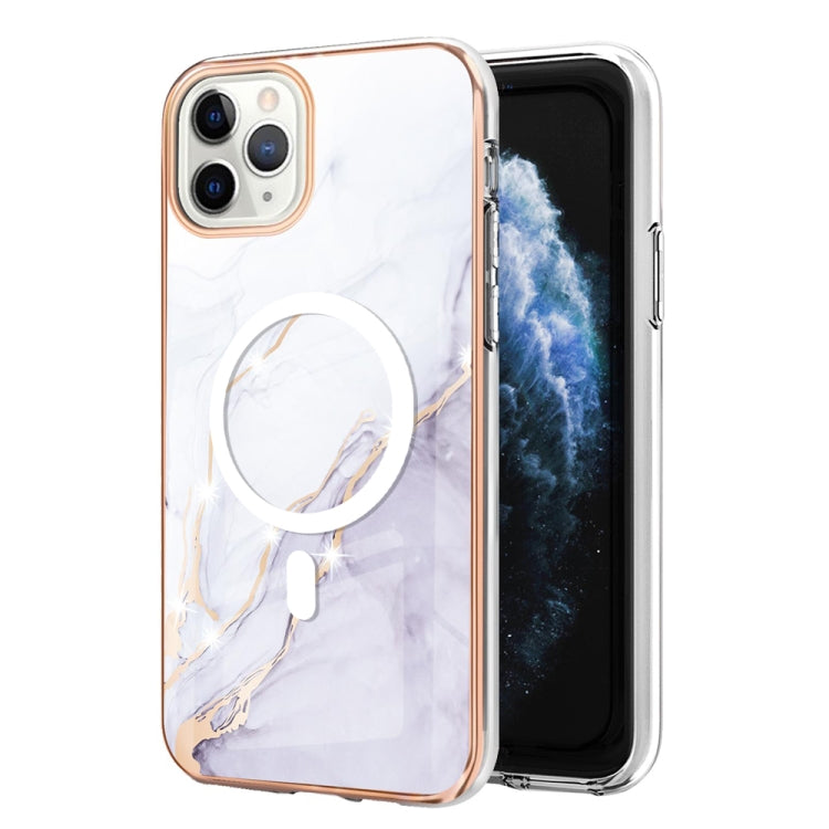 Marble Pattern Dual-side IMD Magsafe TPU Phone Case, For iPhone 11, For iPhone 11 Pro