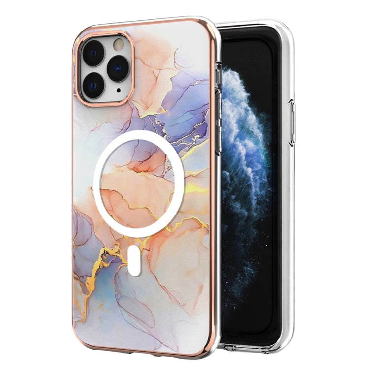 Marble Pattern Dual-side IMD Magsafe TPU Phone Case, For iPhone 11, For iPhone 11 Pro