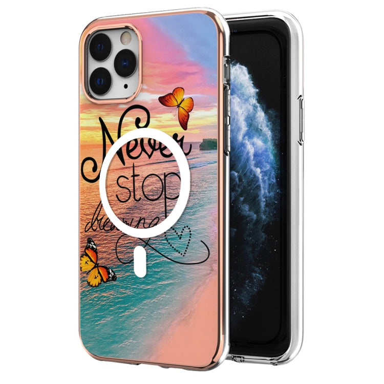 Marble Pattern Dual-side IMD Magsafe TPU Phone Case, For iPhone 12 / 12 Pro, For iPhone 12 Pro Max, For iPhone 11 Pro Max