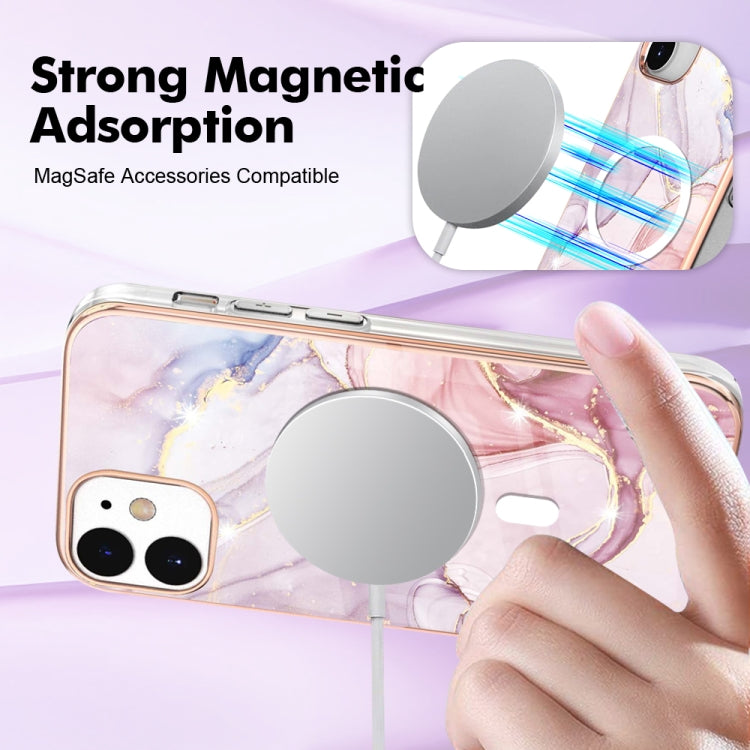 Marble Pattern Dual-side IMD Magsafe TPU Phone Case, For iPhone 12 / 12 Pro, For iPhone 12 Pro Max, For iPhone 11 Pro Max