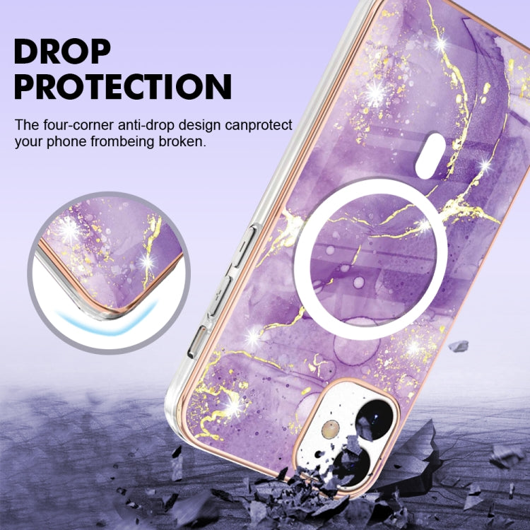Marble Pattern Dual-side IMD Magsafe TPU Phone Case, For iPhone 12 / 12 Pro, For iPhone 12 Pro Max, For iPhone 11 Pro Max
