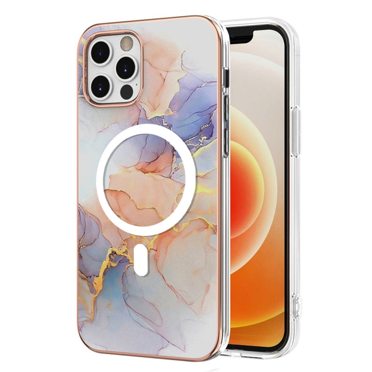 Marble Pattern Dual-side IMD Magsafe TPU Phone Case, For iPhone 12 / 12 Pro, For iPhone 12 Pro Max, For iPhone 11 Pro Max