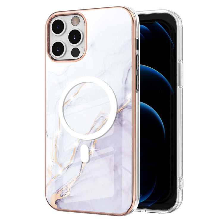 Marble Pattern Dual-side IMD Magsafe TPU Phone Case, For iPhone 12 / 12 Pro, For iPhone 12 Pro Max, For iPhone 11 Pro Max
