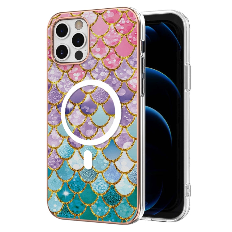 Marble Pattern Dual-side IMD Magsafe TPU Phone Case, For iPhone 12 / 12 Pro, For iPhone 12 Pro Max, For iPhone 11 Pro Max