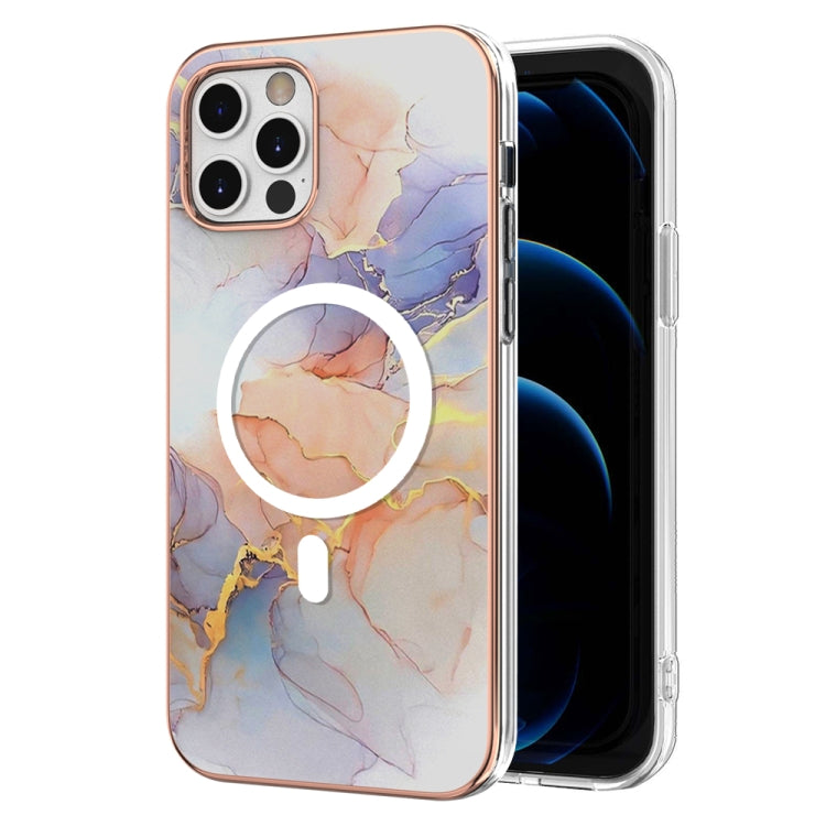 Marble Pattern Dual-side IMD Magsafe TPU Phone Case, For iPhone 12 / 12 Pro, For iPhone 12 Pro Max, For iPhone 11 Pro Max