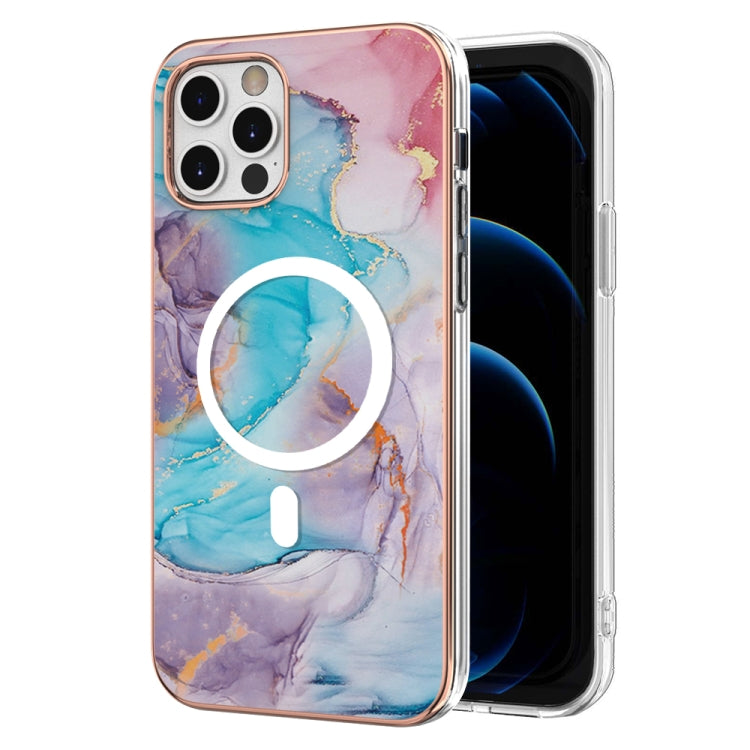 Marble Pattern Dual-side IMD Magsafe TPU Phone Case, For iPhone 12 / 12 Pro, For iPhone 12 Pro Max, For iPhone 11 Pro Max