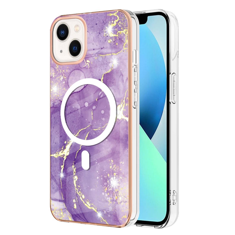 Marble Pattern Dual-side IMD Magsafe TPU Phone Case, For iPhone 14, For iPhone 15 Plus, For iPhone 14 Pro