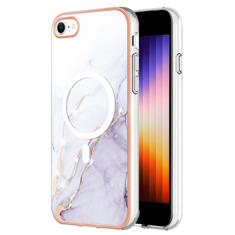 Marble Pattern Dual-side IMD Magsafe TPU Phone Case, For iPhone 15, For iPhone 14 Pro Max, For iPhone 8 / SE 2022 / 2020