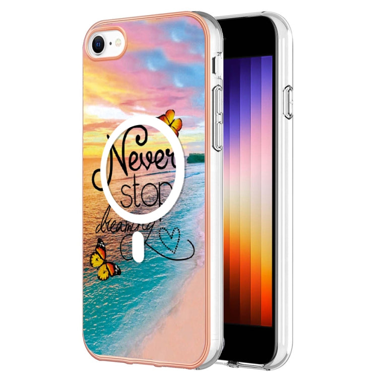 Marble Pattern Dual-side IMD Magsafe TPU Phone Case, For iPhone 15, For iPhone 14 Pro Max, For iPhone 8 / SE 2022 / 2020