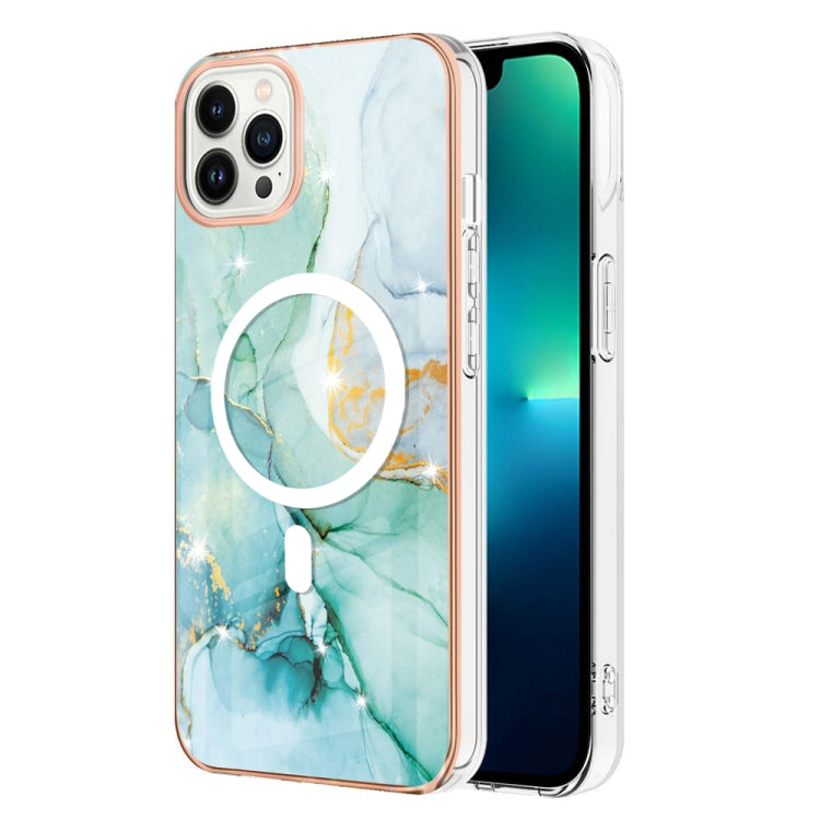 Marble Pattern Dual-side IMD Magsafe TPU Phone Case, For iPhone 15 Pro Max, For iPhone 14 Plus, For iPhone 15 Pro