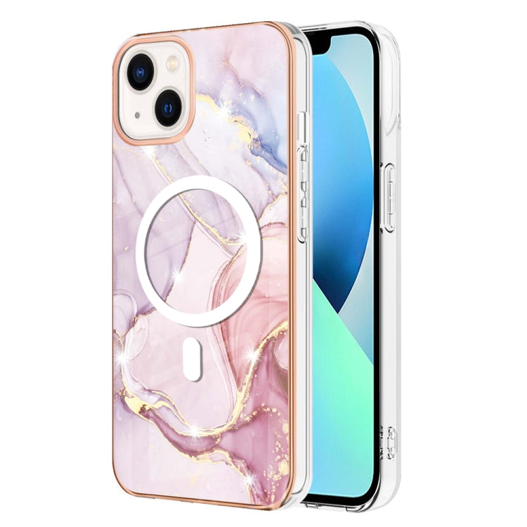 Marble Pattern Dual-side IMD Magsafe TPU Phone Case, For iPhone 14, For iPhone 14 Pro, For iPhone 15 Plus