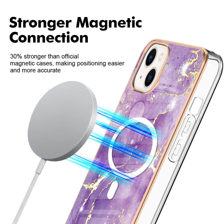 Marble Pattern Dual-side IMD Magsafe TPU Phone Case, For iPhone 15, For iPhone 14 Pro Max, For iPhone 8 / SE 2022 / 2020