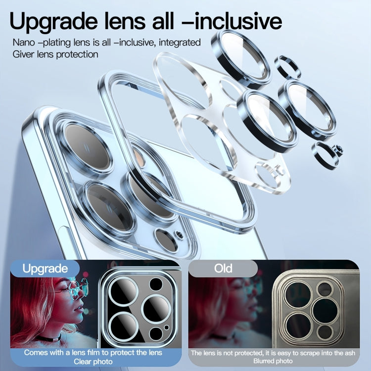 Lens Protector MagSafe Electroplated Phone Case, For iPhone 15 Pro Max, For iPhone 15 Pro, For iPhone 15 Plus